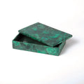 GLOBAL VIEWS MALACHITE STONE BOX - Decorative Accents