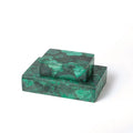 GLOBAL VIEWS MALACHITE STONE BOX - Decorative Accents