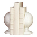 GLOBAL VIEWS MARBLE SPHERE BOOKENDS - Decorative Accents