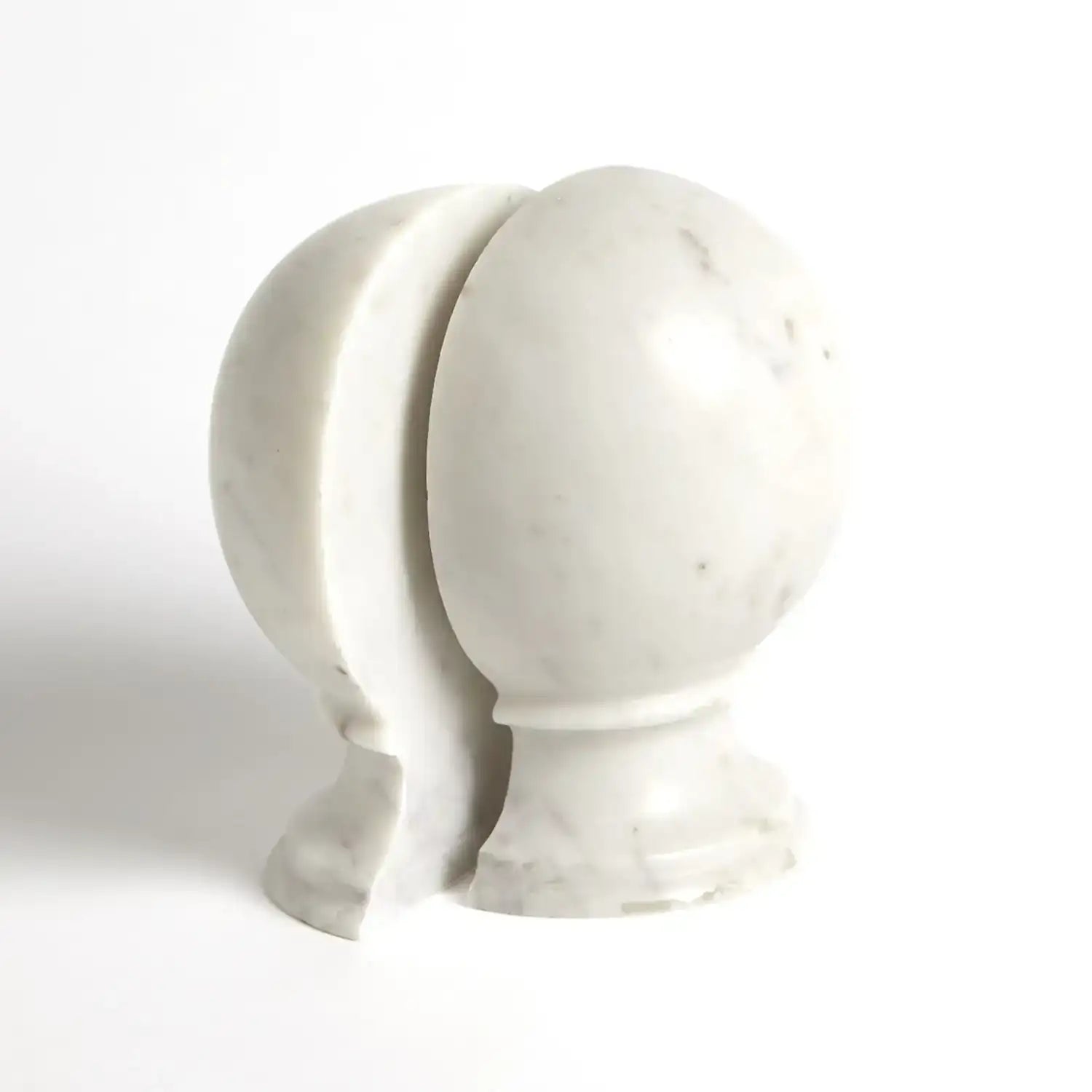 GLOBAL VIEWS MARBLE SPHERE BOOKENDS - Decorative Accents
