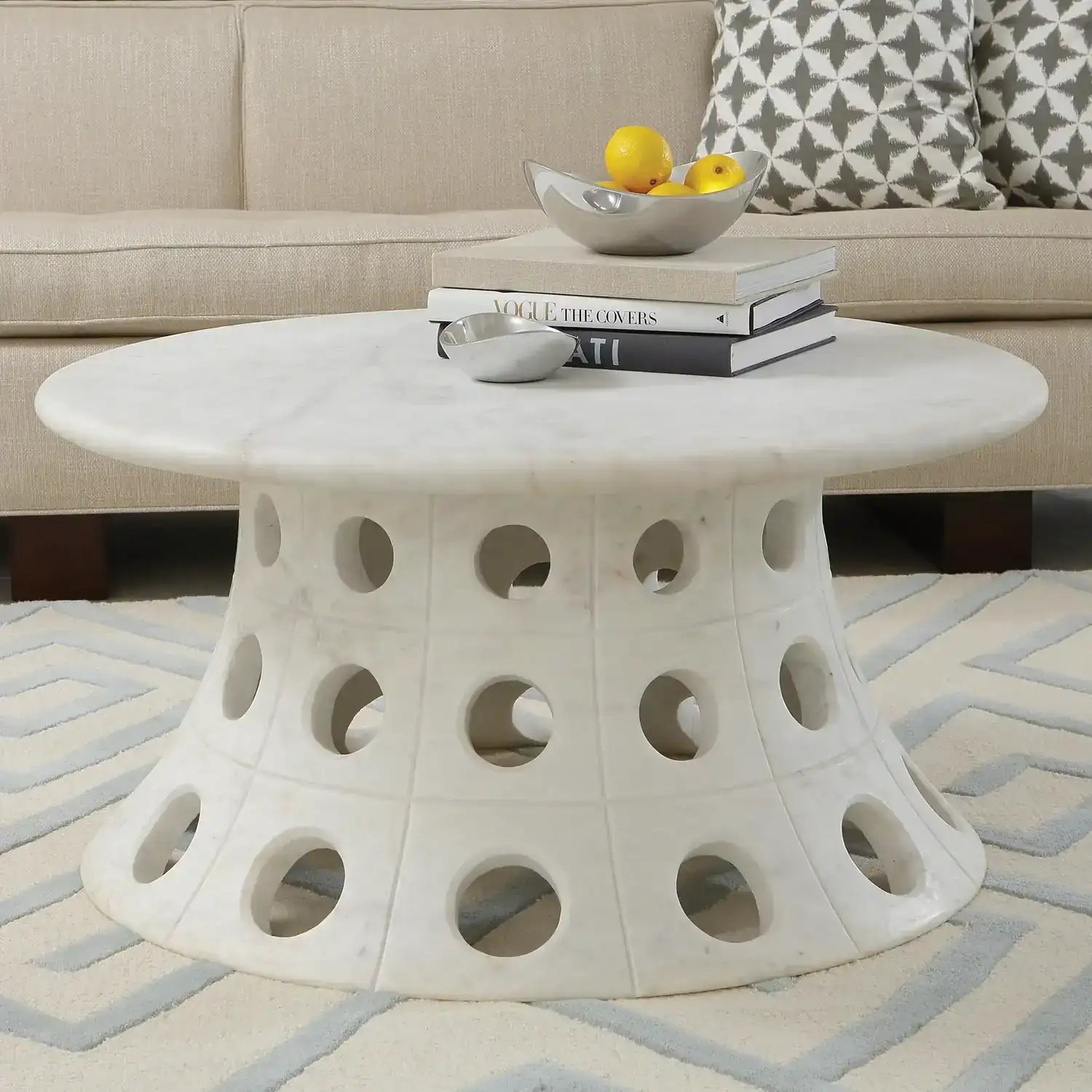 GLOBAL VIEWS TAPER CIRCLE COCKTAIL TABLE - Coffee