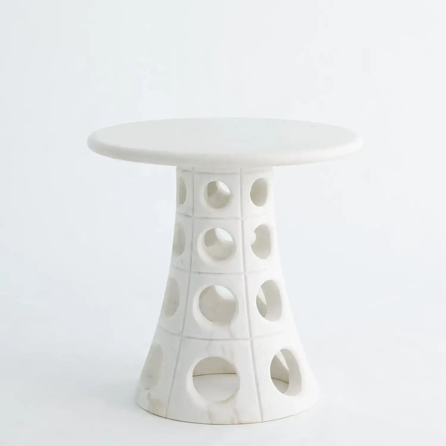 GLOBAL VIEWS TAPER CIRCLE SIDE TABLE - Side