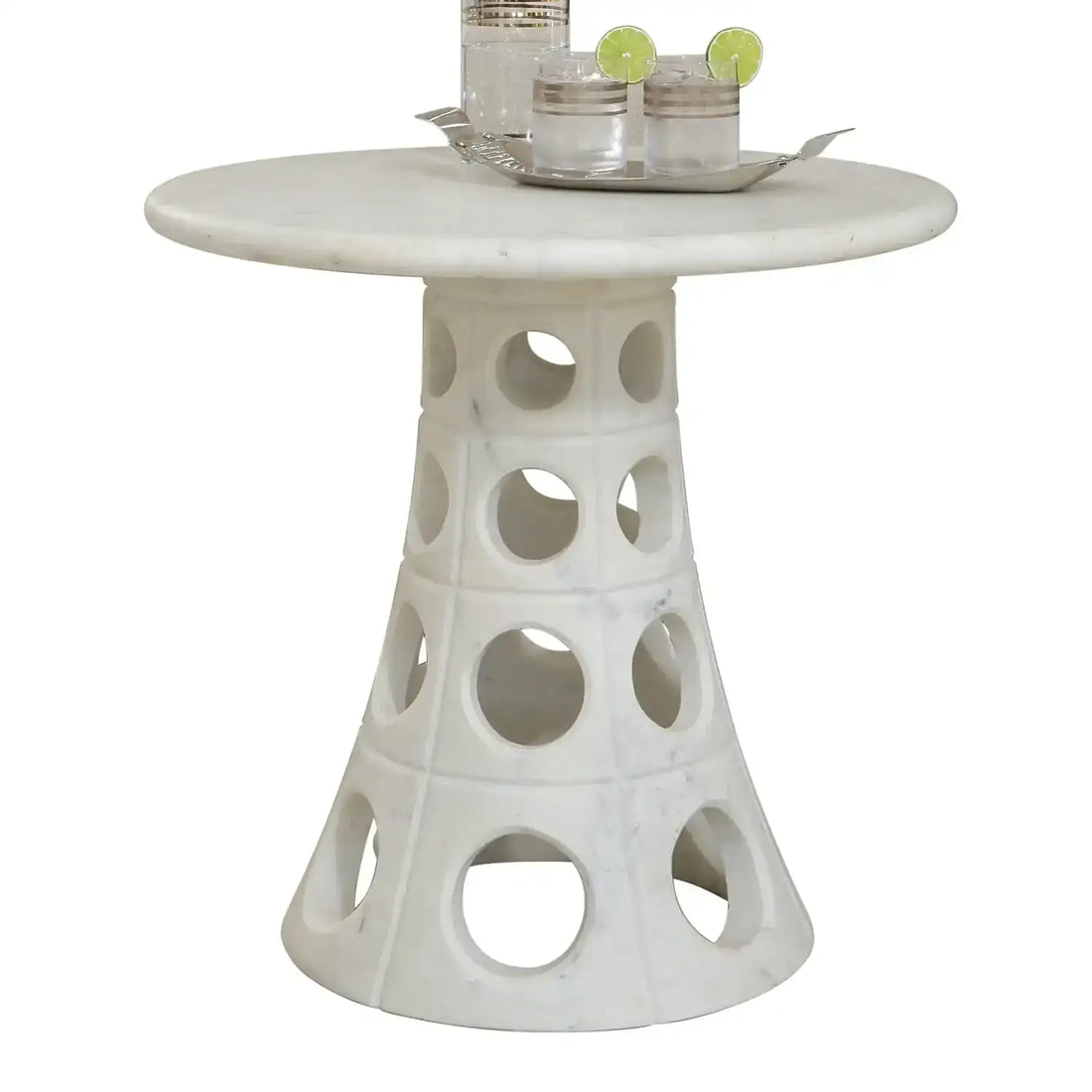 GLOBAL VIEWS TAPER CIRCLE SIDE TABLE - Side