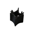 GLOBAL VIEWS FOLDED LEATHER PENCIL CUP - Decorative Accents