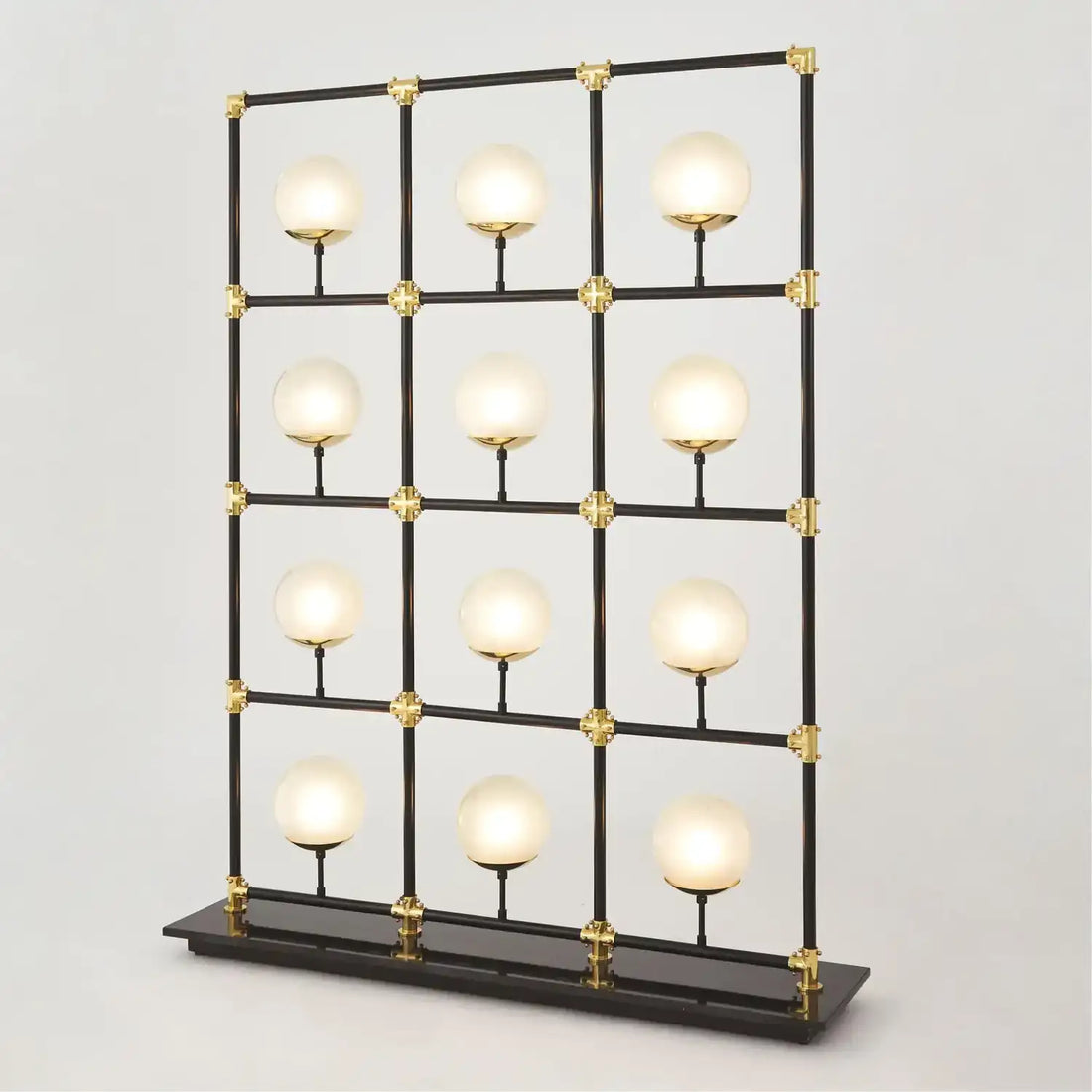 GLOBAL VIEWS, GLOBE IN SQUARE FLOOR SCREEN, FLOOR LAMP