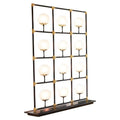 GLOBAL VIEWS, GLOBE IN SQUARE FLOOR SCREEN, FLOOR LAMP