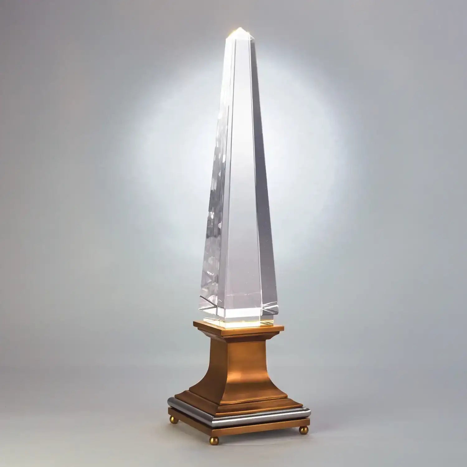 GLOBAL VIEWS ILLUMINATED CRYSTAL OBELISK - Decorative Accents