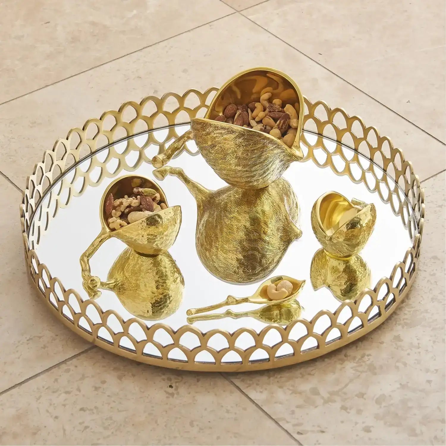 GLOBAL VIEWS CHESTNUT BOWL - Decorative Accents
