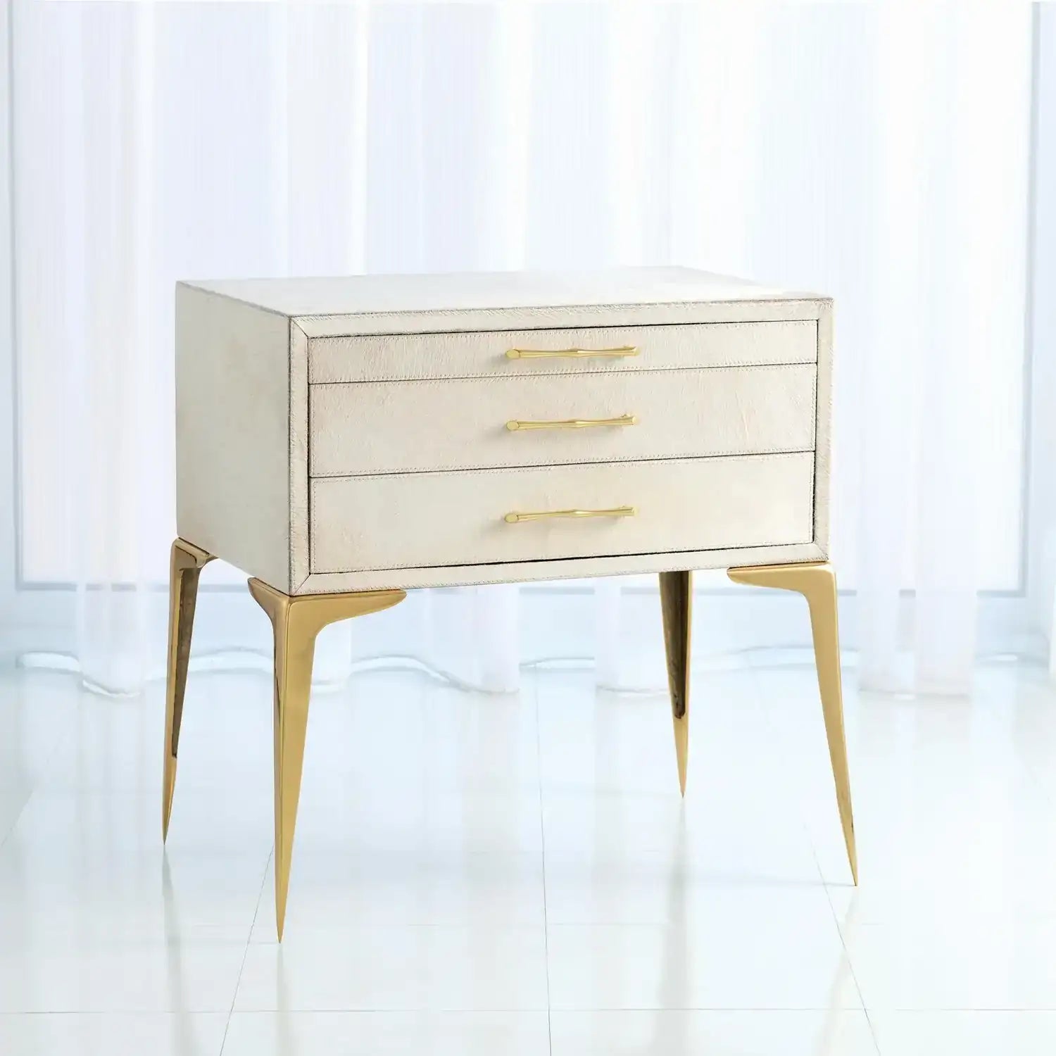 GLOBAL VIEWS STILETTO BEDSIDE TABLE - Beds