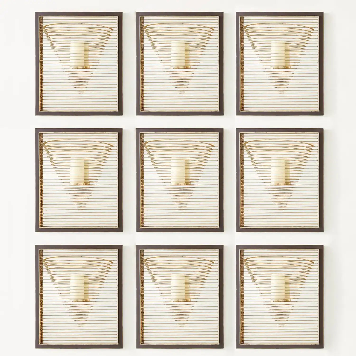 GLOBAL VIEWS PYRAMID CANDLE SCONCE - Decorative Accents