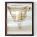 GLOBAL VIEWS PYRAMID CANDLE SCONCE - Decorative Accents