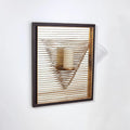 GLOBAL VIEWS PYRAMID CANDLE SCONCE - Decorative Accents