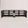 GLOBAL VIEWS PLEATED MEDIA CABINET - Cabinets & Bar
