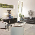 GLOBAL VIEWS PLEATED MEDIA CABINET - Cabinets & Bar