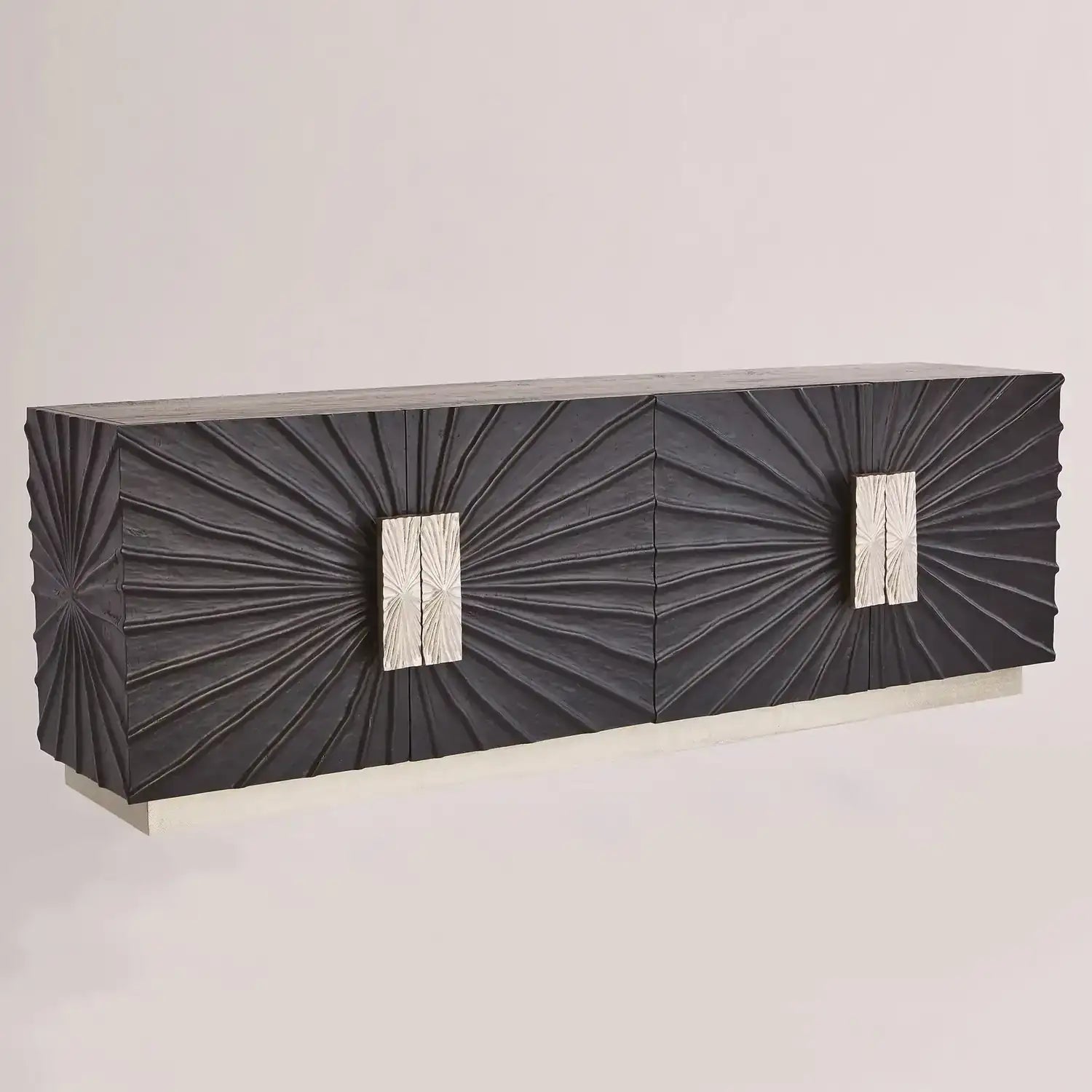 GLOBAL VIEWS PLEATED MEDIA CABINET - Cabinets & Bar