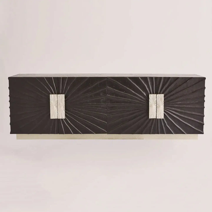 GLOBAL VIEWS PLEATED MEDIA CABINET - Cabinets & Bar