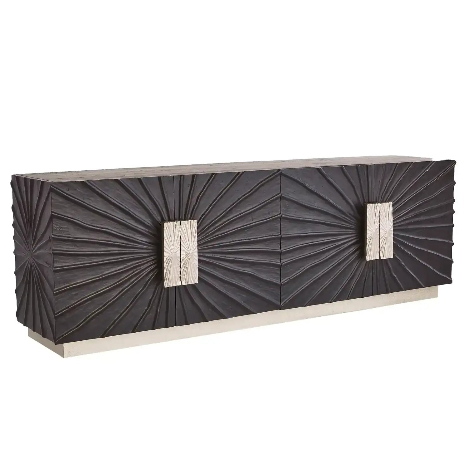 GLOBAL VIEWS PLEATED MEDIA CABINET - Cabinets & Bar