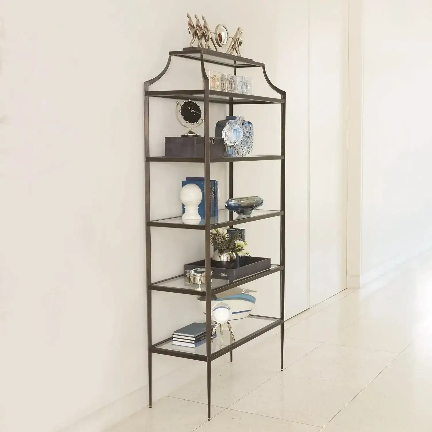 GLOBAL VIEWS LESCOT ETAGERE - Cabinets & Bar