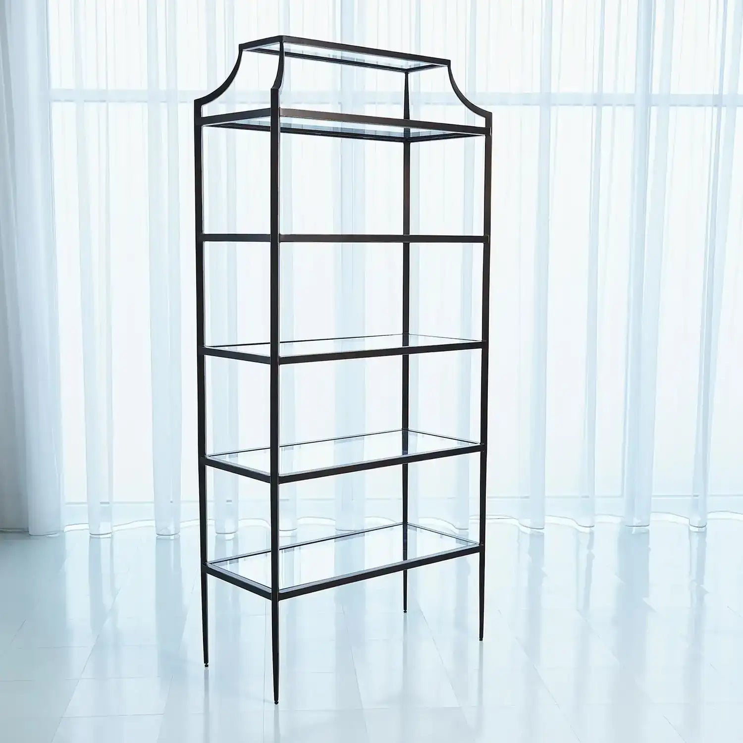 GLOBAL VIEWS LESCOT ETAGERE - Cabinets & Bar