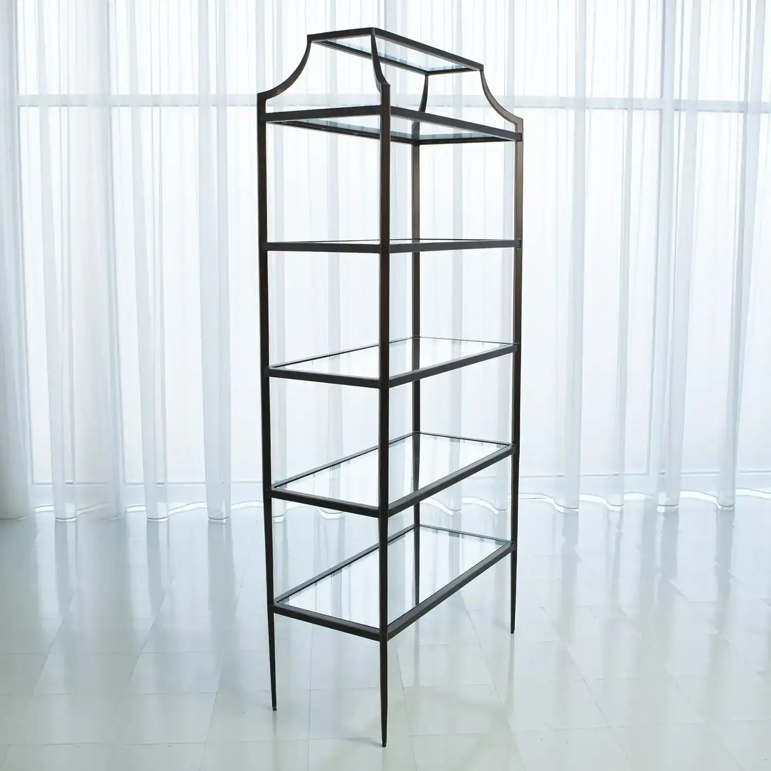 GLOBAL VIEWS LESCOT ETAGERE - Cabinets & Bar