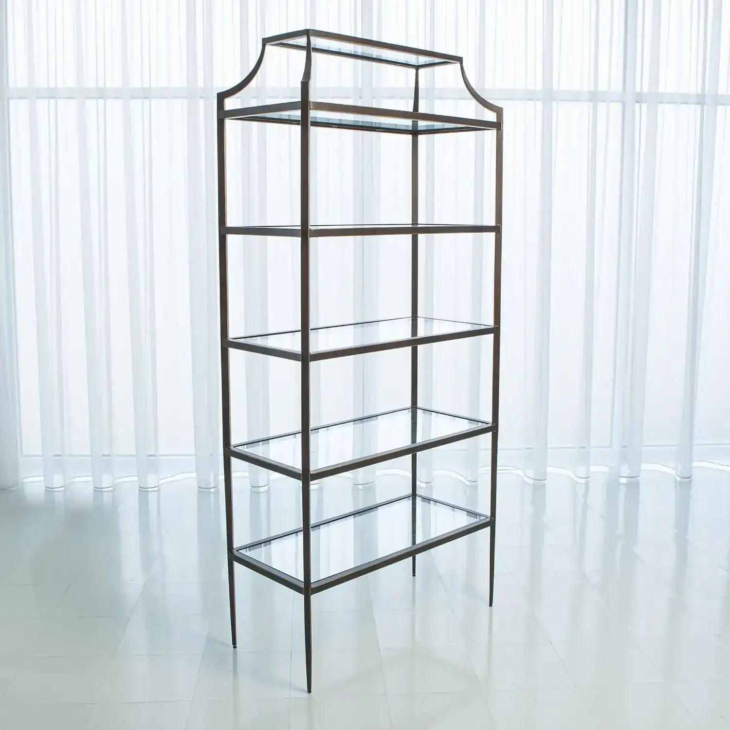 GLOBAL VIEWS LESCOT ETAGERE - Cabinets & Bar