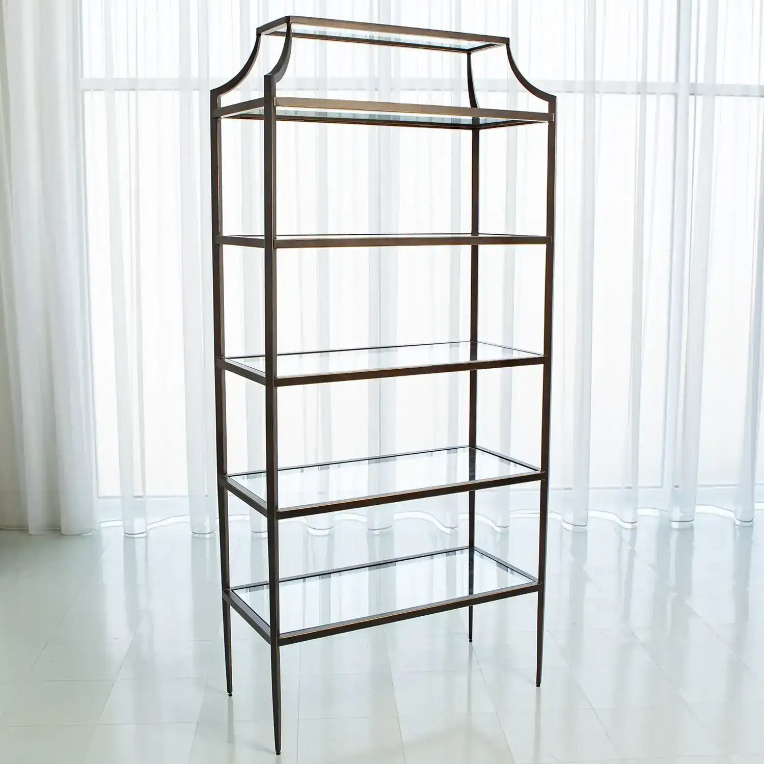 GLOBAL VIEWS LESCOT ETAGERE - Cabinets & Bar