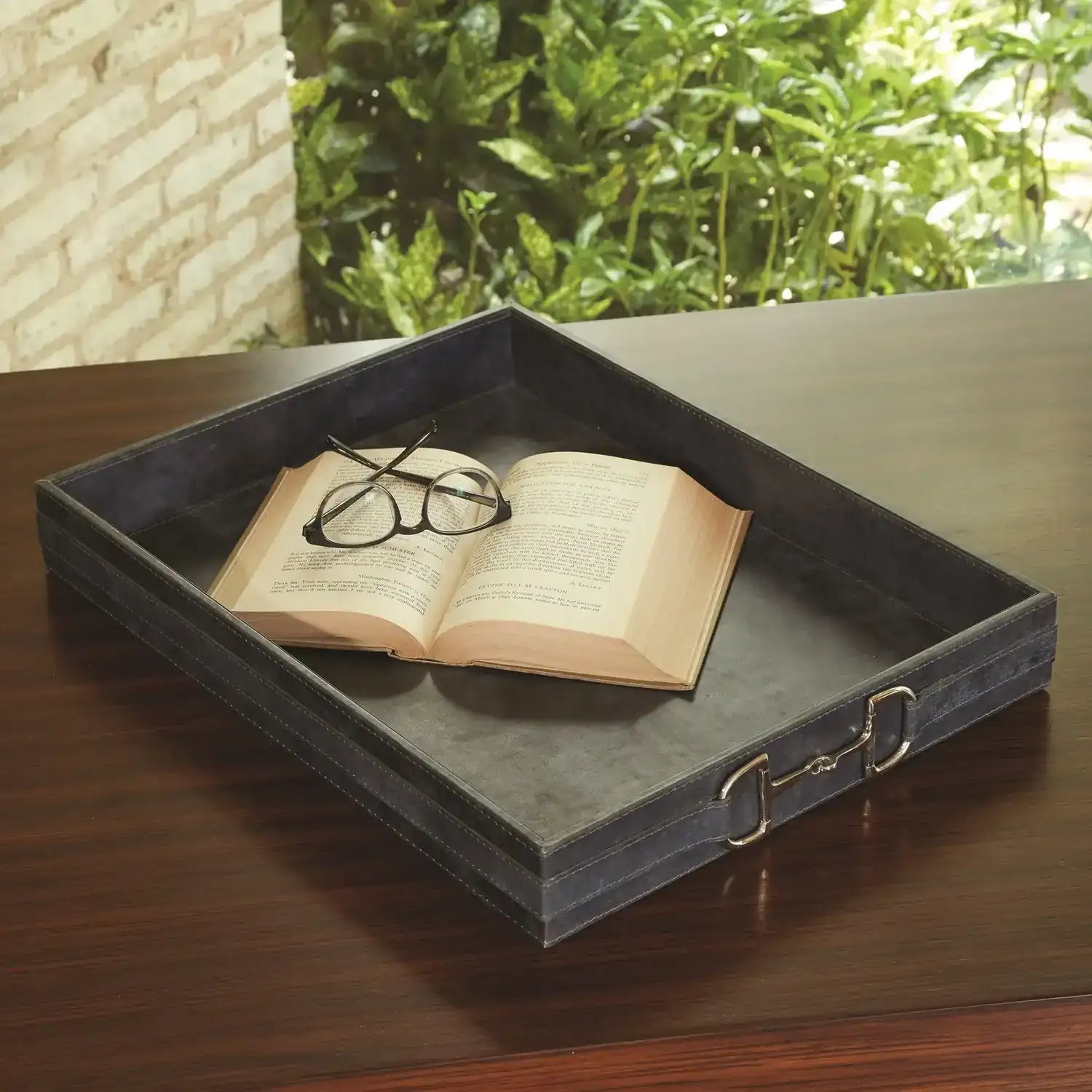 GLOBAL VIEWS STIRRUP DETAIL TRAY - Decorative Accents