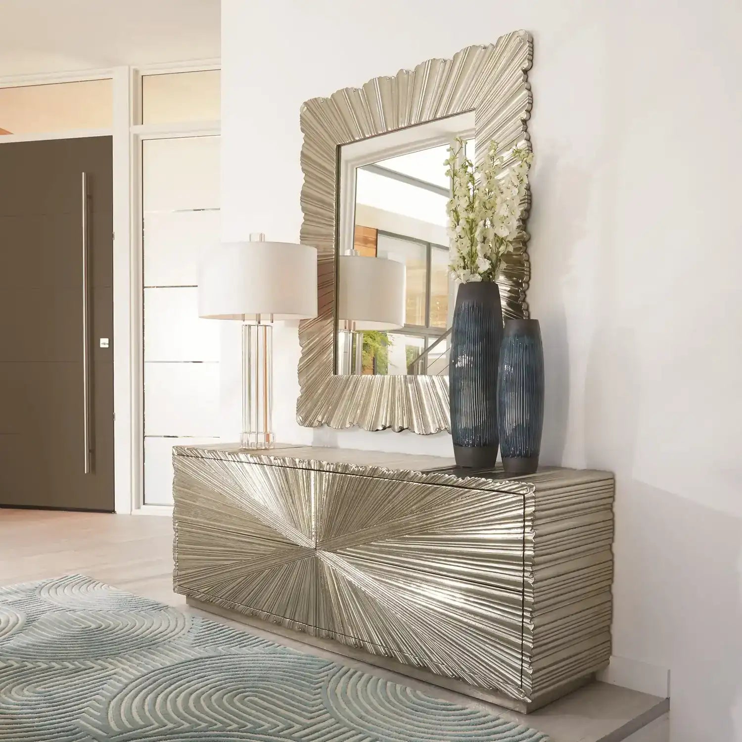 GLOBAL VIEWS LINENFOLD CABINET - Cabinets & Bar