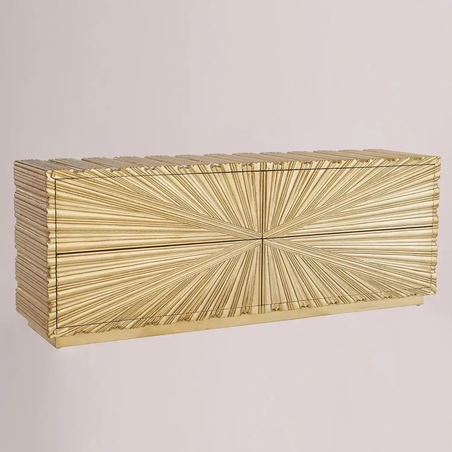 GLOBAL VIEWS LINENFOLD CABINET - Cabinets & Bar