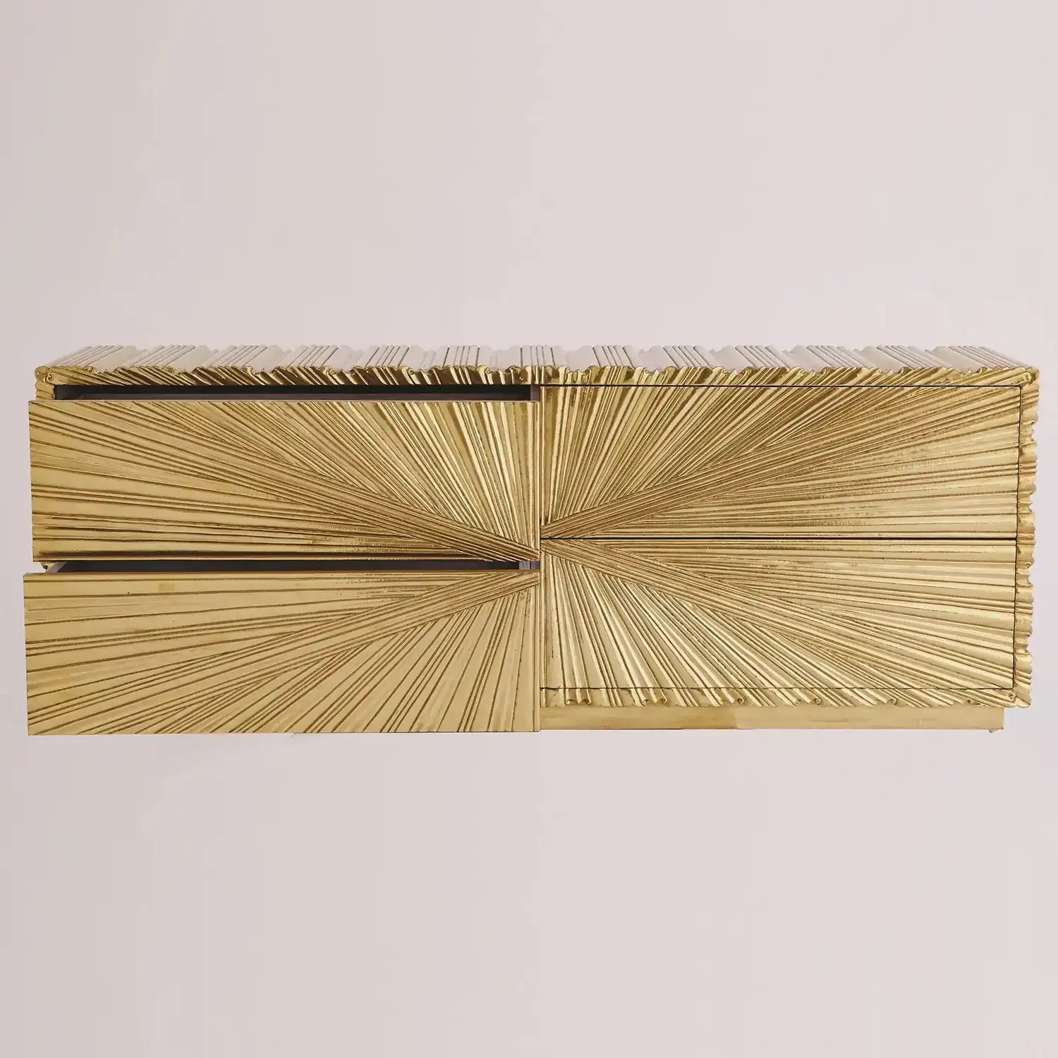 GLOBAL VIEWS LINENFOLD CABINET - Cabinets & Bar