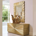 GLOBAL VIEWS LINENFOLD CABINET - Cabinets & Bar