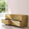 GLOBAL VIEWS LINENFOLD CABINET - Cabinets & Bar