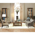 GLOBAL VIEWS GRAFFITO MARBLE PEDESTAL - Decorative Accents