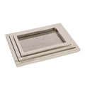 GLOBAL VIEWS S/3 STEPPED NESTING TRAYS - Decorative Accents
