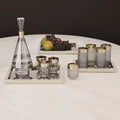 GLOBAL VIEWS S/3 STEPPED NESTING TRAYS - Decorative Accents