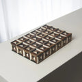 GLOBAL VIEWS TRIANGLE MARQUETRY BOX - Decorative Accents