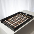 GLOBAL VIEWS TRIANGLE MARQUETRY TRAY - Decorative Accents