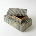 GLOBAL VIEWS GREY/IVORY BONE BOX - Decorative Accents