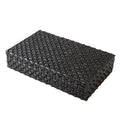 GLOBAL VIEWS HORN BOX WOVEN BLACK - Decorative Accents