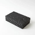 GLOBAL VIEWS HORN BOX WOVEN BLACK - Decorative Accents
