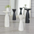 GLOBAL VIEWS MARBLE TOWER TABLE - Side