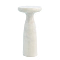 GLOBAL VIEWS MARBLE TOWER TABLE - Side