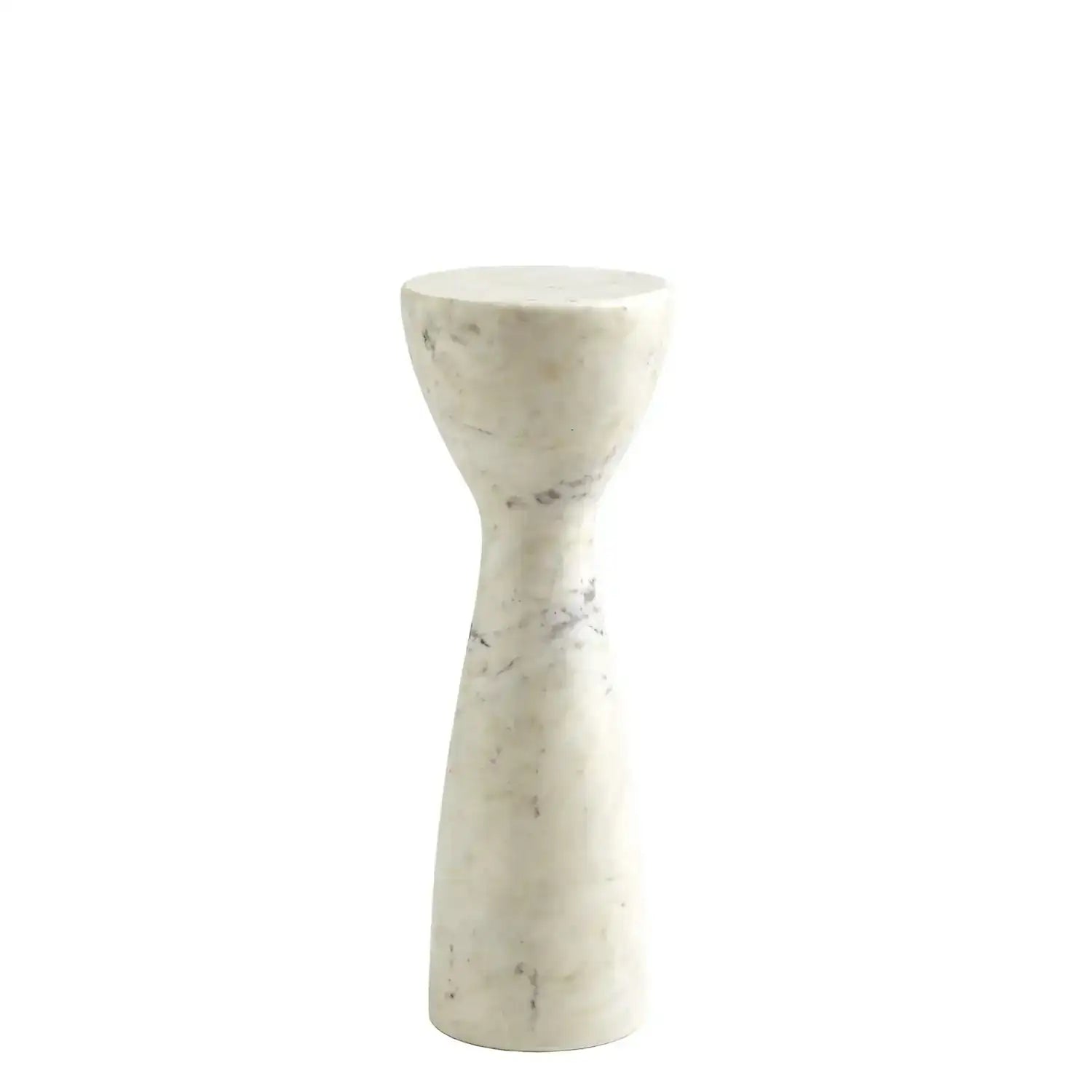 GLOBAL VIEWS MARBLE TOWER TABLE - Side