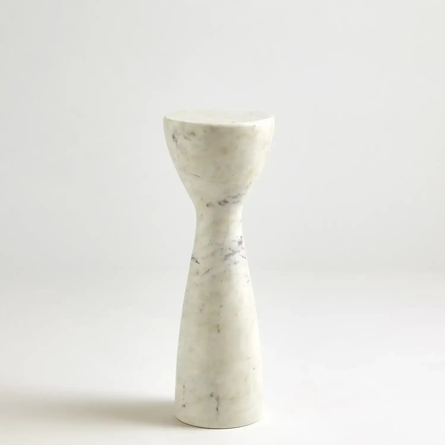 GLOBAL VIEWS MARBLE TOWER TABLE - Side
