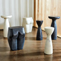 GLOBAL VIEWS MARBLE TOWER TABLE - Side