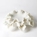 GLOBAL VIEWS MARBLE RUFFLE BOWL - Decorative Accents