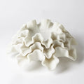 GLOBAL VIEWS MARBLE RUFFLE BOWL - Decorative Accents