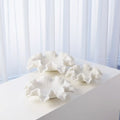GLOBAL VIEWS MARBLE RUFFLE BOWL - Decorative Accents