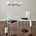 GLOBAL VIEWS SHORT CORED MARBLE TABLE - Side