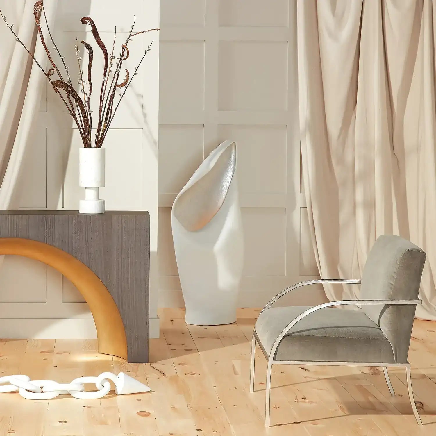 GLOBAL VIEWS SWOOP CHAIR - Lounge